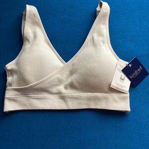 Kindred Crossover Maternity Nursing Ribbed Bra Size L-Regular/36 B-DD NWT